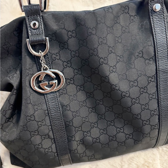 Gucci Monogram Medium GG Charm Dome Tote Bag - Picture 5 of 12